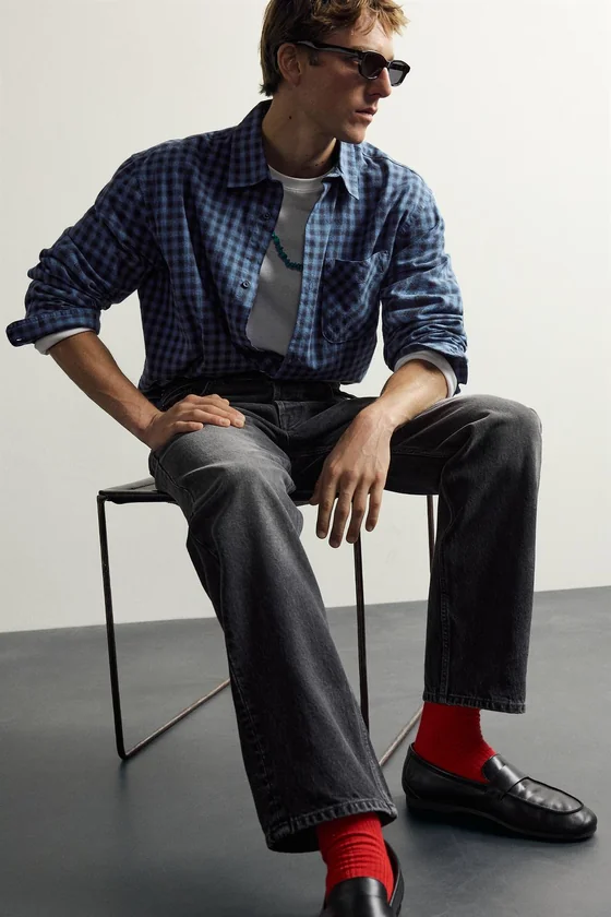 ДЖИНСЫ STRAIGHT FIT AARON LEVINE X ZARA