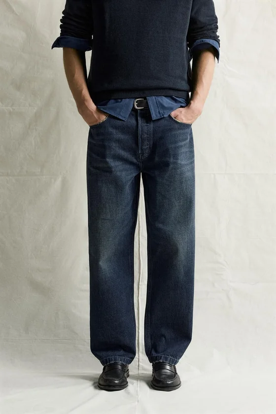 УКОРОЧЕННЫЕ ДЖИНСЫ BAGGY FIT
