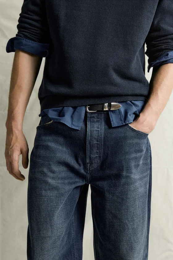 УКОРОЧЕННЫЕ ДЖИНСЫ BAGGY FIT
