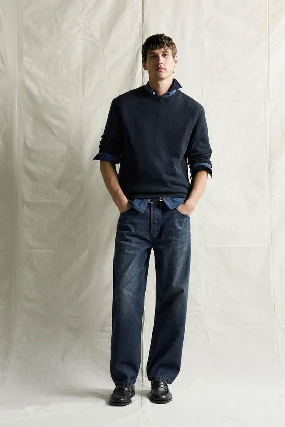 УКОРОЧЕННЫЕ ДЖИНСЫ BAGGY FIT