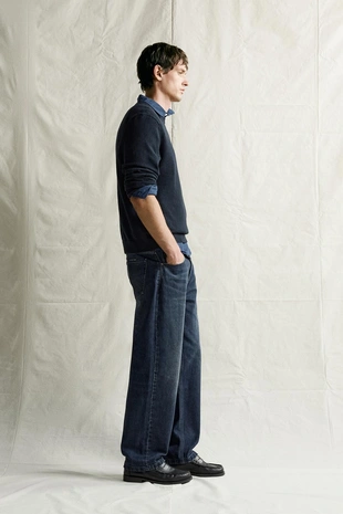 Укороченные джинсы Baggy Fit- Заказать в России