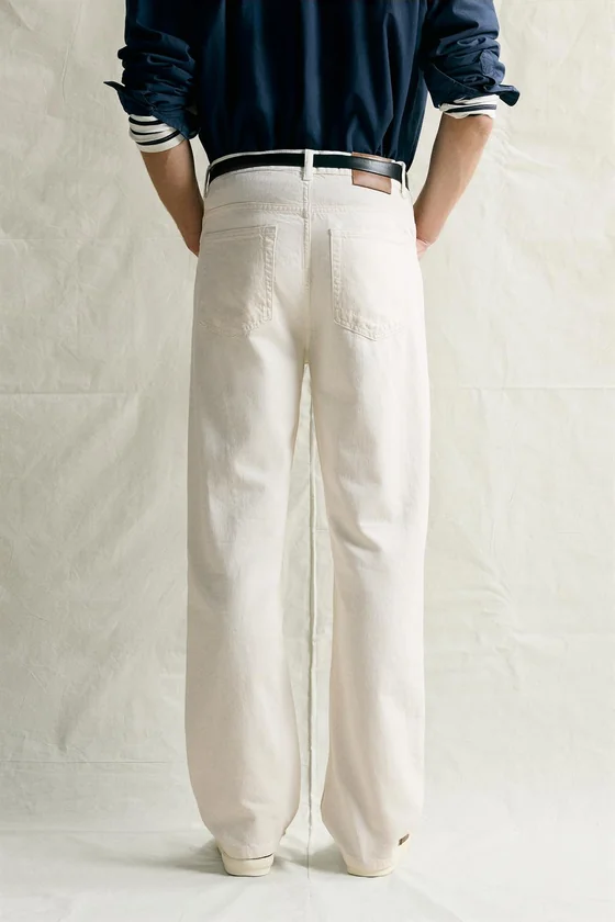 ДЖИНСЫ STRAIGHT RELAXED FIT ИЗ ХЛОПКА И КОНОПЛИ