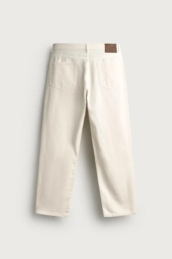 ДЖИНСЫ STRAIGHT RELAXED FIT ИЗ ХЛОПКА И КОНОПЛИ