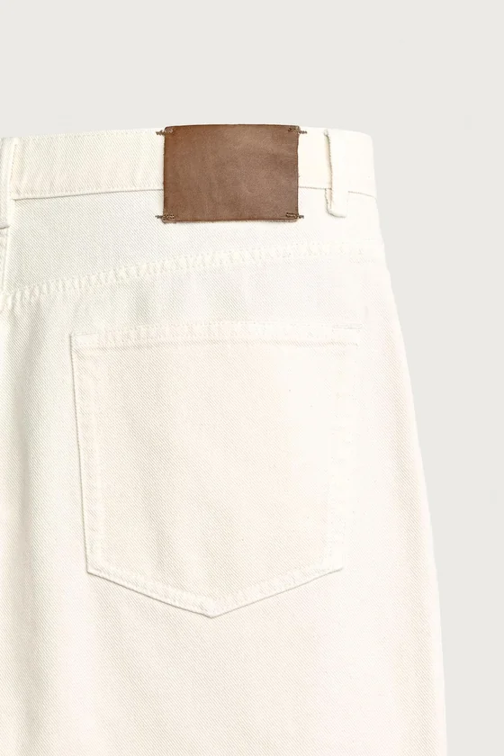 ДЖИНСЫ STRAIGHT RELAXED FIT ИЗ ХЛОПКА И КОНОПЛИ