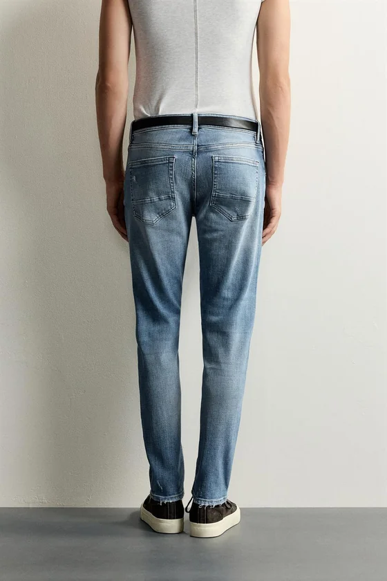 ДЖИНСЫ SKINNY С РАЗРЕЗАМИ