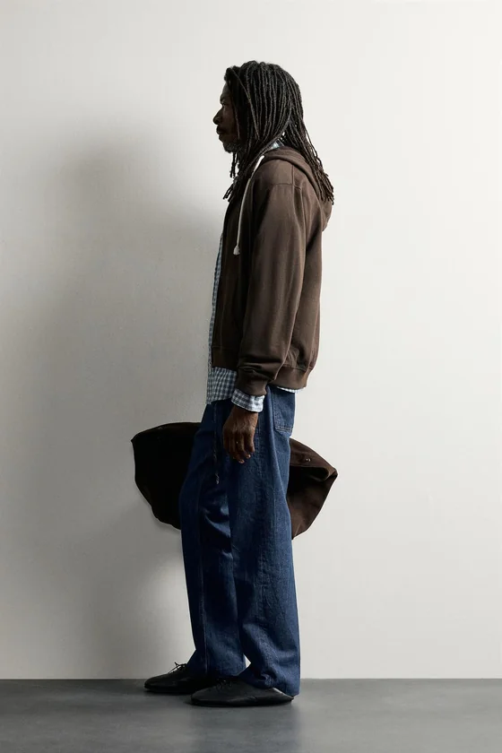 ХУДИ СВОБОДНОГО КРОЯ AARON LEVINE X ZARA