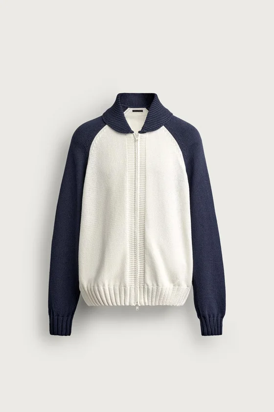 КАРДИГАН RELAXED FIT В СТИЛЕ COLOR BLOCK