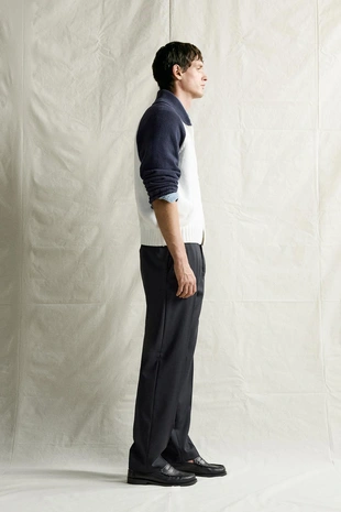 Кардиган Relaxed Fit в стиле Color Block- Заказать в России