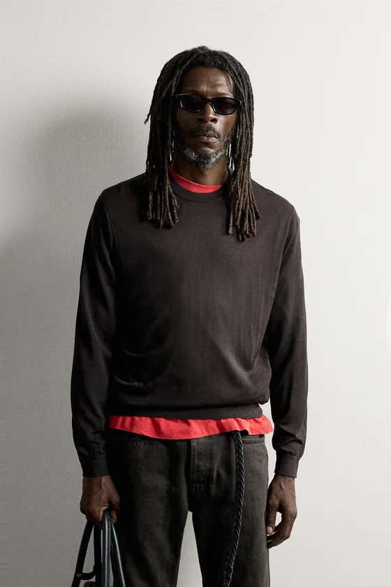 ЛЕГКИЙ СВИТЕР 100% ШЕЛК AARON LEVINE X ZARA