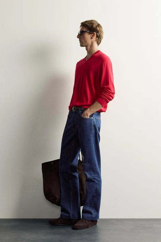 ЛЕГКИЙ СВИТЕР 100% ШЕЛК AARON LEVINE X ZARA