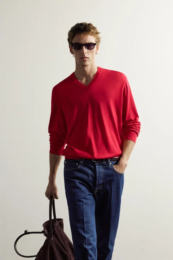 ЛЕГКИЙ СВИТЕР 100% ШЕЛК AARON LEVINE X ZARA