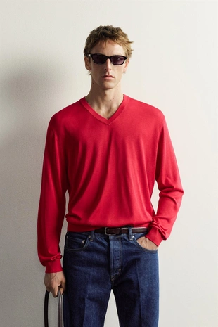 Легкий свитер 100% шелк Aaron Levine X Zara- Заказать в России