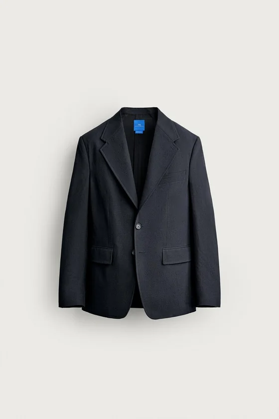 КОСТЮМНЫЙ БЛЕЙЗЕР ИЗ 100% ШЕРСТИ AARON LEVINE X ZARA