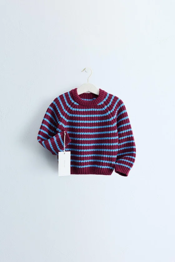 ZARA TIMELESS — ПОЛОСАТЫЙ СВИТЕР ИЗ ХЛОПКА И ШЕРСТИ