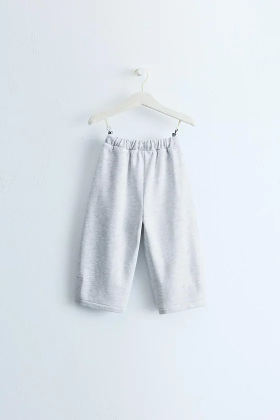 ZARA TIMELESS - БРЮКИ ИЗ ТРИКОТАЖА СО ШНУРКАМИ