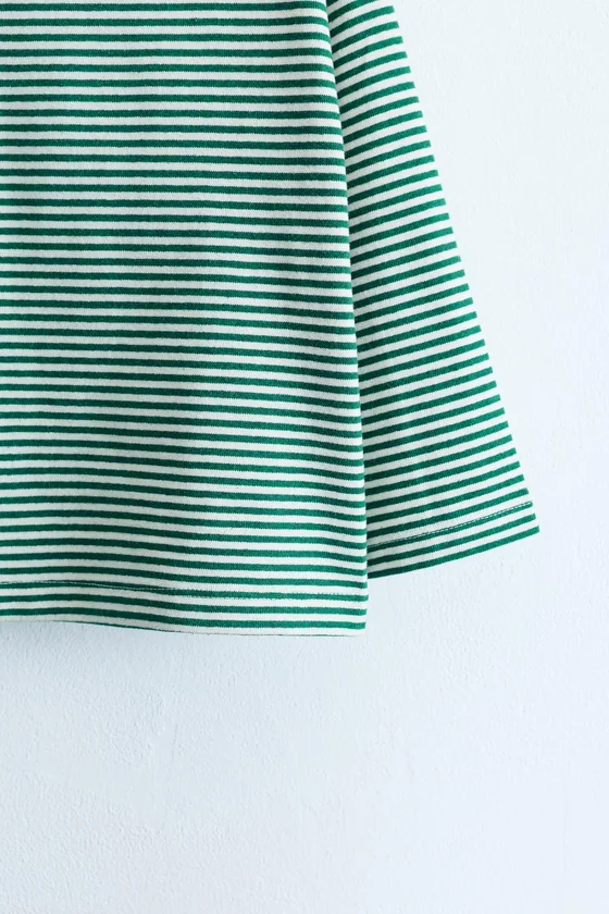 ZARA TIMELESS - ФУТБОЛКА В ПОЛОСКУ