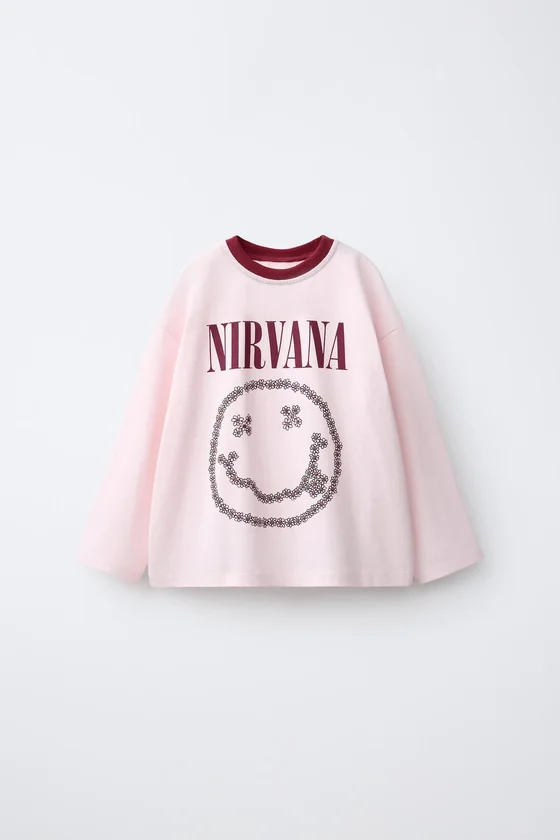 ФУТБОЛКА С ПРИНТОМ NIRVANA®