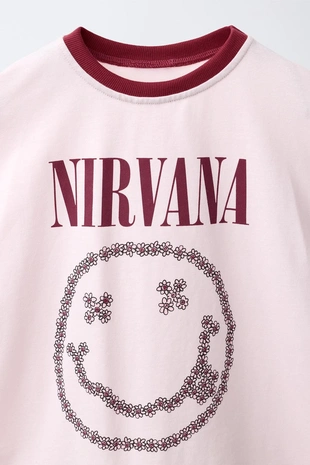 Футболка с принтом Nirvana®- Заказать в России