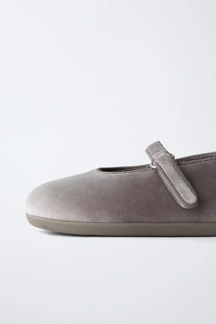 Бархатистые балетки Barefoot- Заказать в России
