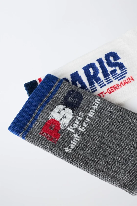 НАБОР ИЗ 2 ПАР НОСКОВ СРЕДНЕЙ ДЛИНЫ PSG ®