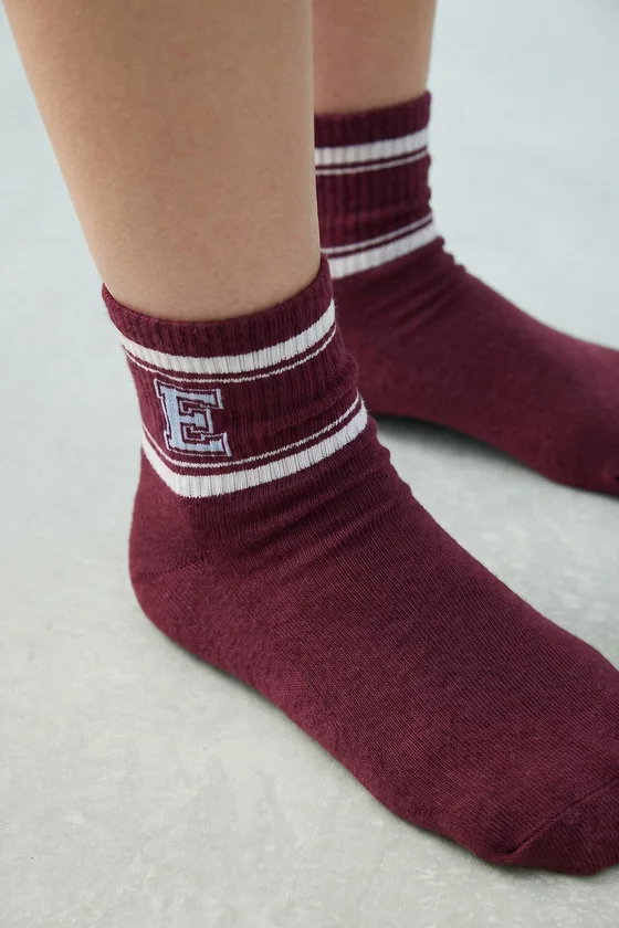 НАБОР ИЗ 3 ПАР НОСКОВ СРЕДНЕЙ ДЛИНЫ В СТИЛЕ VARSITY