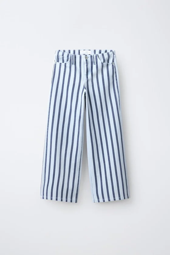 ДЖИНСЫ WIDE LEG СО ШЛЕВКАМИ