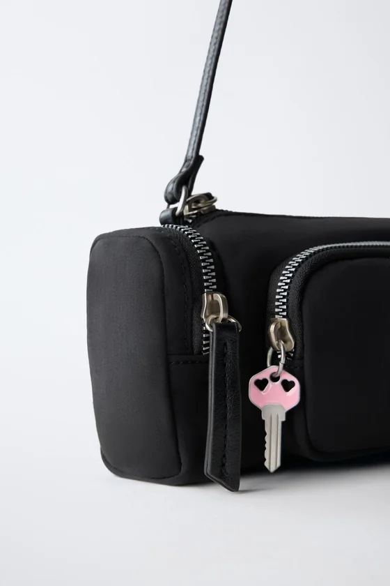 СУМКА НА ПЛЕЧО С КАРМАНАМИ