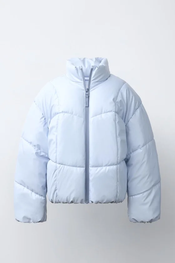 СТЕГАНАЯ БЛЕСТЯЩАЯ КУРТКА WATER REPELLENT