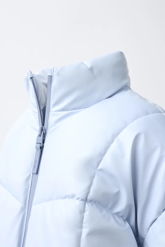 СТЕГАНАЯ БЛЕСТЯЩАЯ КУРТКА WATER REPELLENT