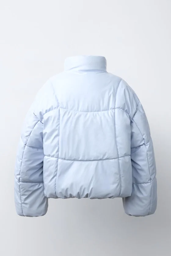 СТЕГАНАЯ БЛЕСТЯЩАЯ КУРТКА WATER REPELLENT