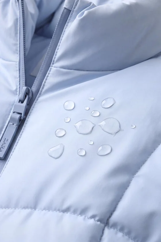 СТЕГАНАЯ БЛЕСТЯЩАЯ КУРТКА WATER REPELLENT