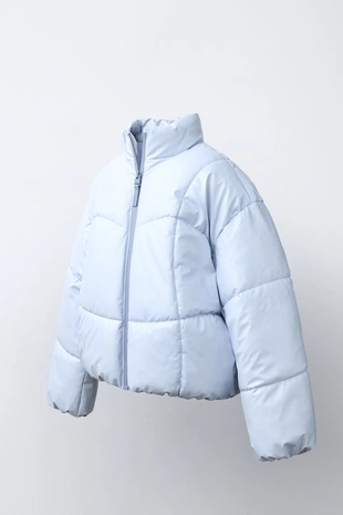 Стеганая блестящая куртка Water Repellent- Заказать в России
