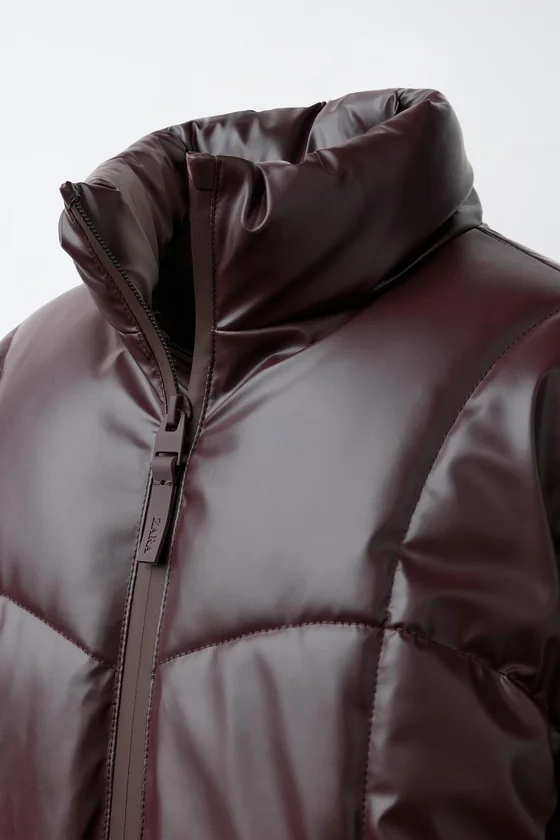 СТЕГАНАЯ БЛЕСТЯЩАЯ КУРТКА WATER REPELLENT