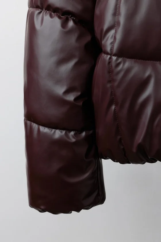СТЕГАНАЯ БЛЕСТЯЩАЯ КУРТКА WATER REPELLENT