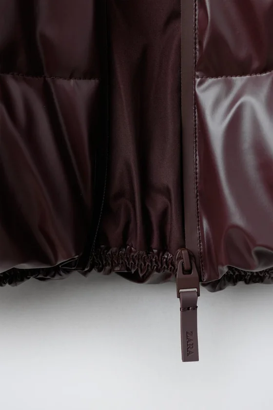 СТЕГАНАЯ БЛЕСТЯЩАЯ КУРТКА WATER REPELLENT