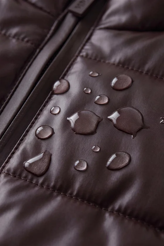 СТЕГАНАЯ БЛЕСТЯЩАЯ КУРТКА WATER REPELLENT
