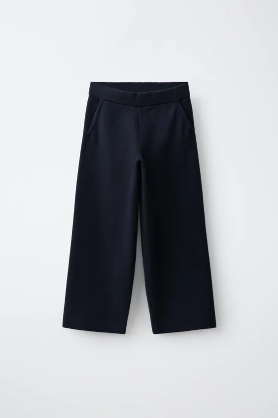 ТРИКОТАЖНЫЕ БРЮКИ WIDE-LEG