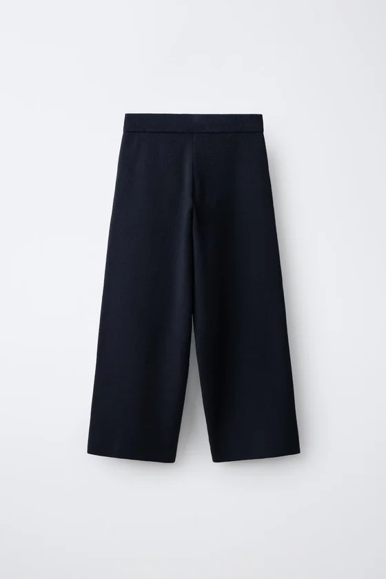 ТРИКОТАЖНЫЕ БРЮКИ WIDE-LEG
