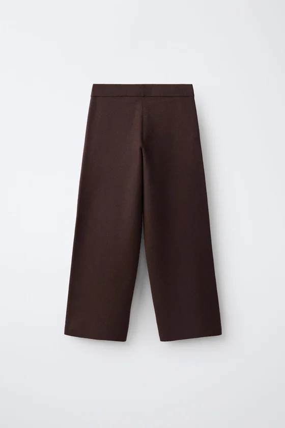 ТРИКОТАЖНЫЕ БРЮКИ WIDE-LEG