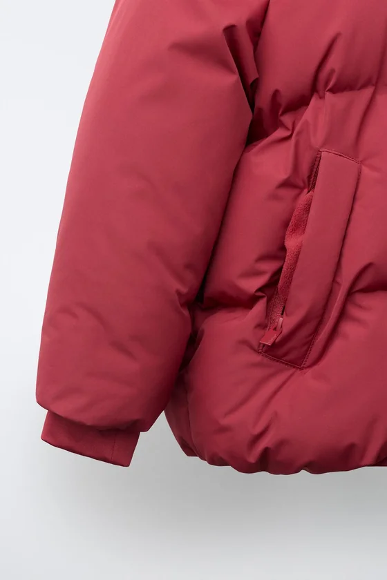СТЕГАНАЯ КУРТКА С КАПЮШОНОМ WATER REPELLENT