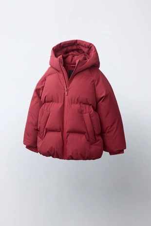 Стеганая куртка с капюшоном Water Repellent- Заказать в России