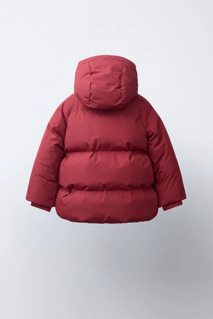 Стеганая куртка с капюшоном Water Repellent- Заказать в России