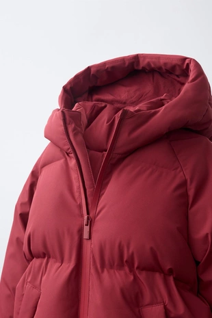 Стеганая куртка с капюшоном Water Repellent- Заказать в России