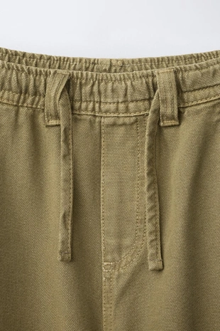 Брюки Wide Leg из канваса- Заказать в России
