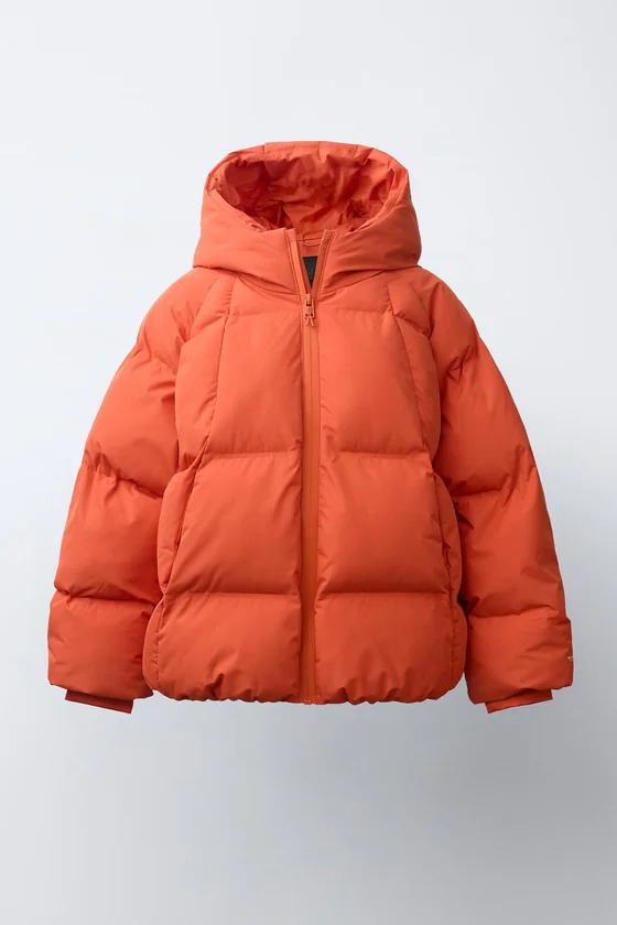 СТЕГАНАЯ КУРТКА С КАПЮШОНОМ WATER REPELLENT