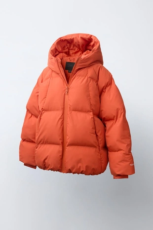 Стеганая куртка с капюшоном Water Repellent- Заказать в России