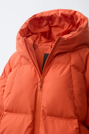 Стеганая куртка с капюшоном Water Repellent- Заказать в России