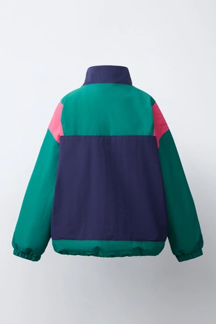 Куртка-анорак Colorblock Water Repellent- Заказать в России