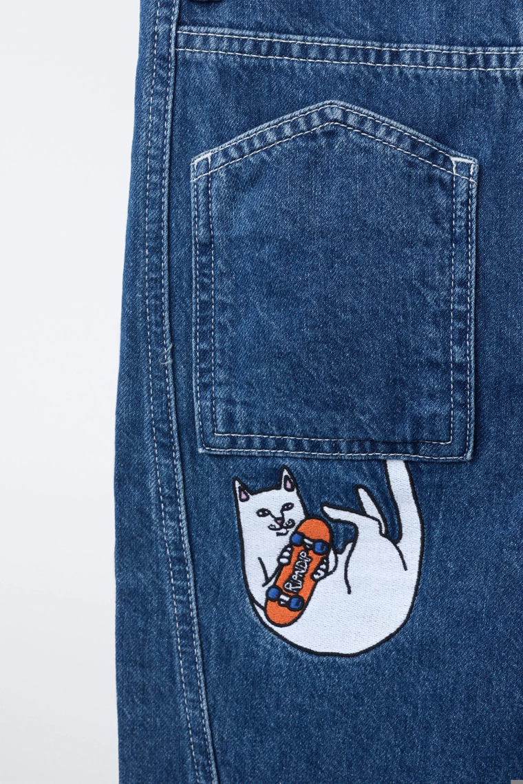 Вышитые джинсовые бермуды ripndip x zara kids