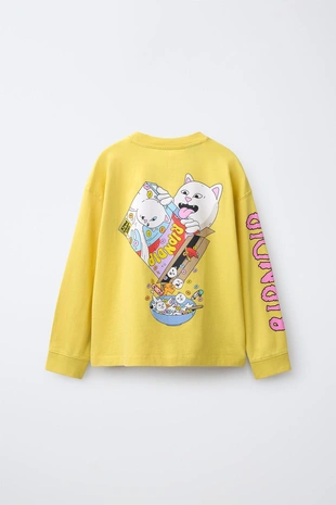 Лонгслив с логотипом Ripndip © X Zara Kids- Заказать в России